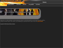 Tablet Screenshot of entertainment.coffs.tv